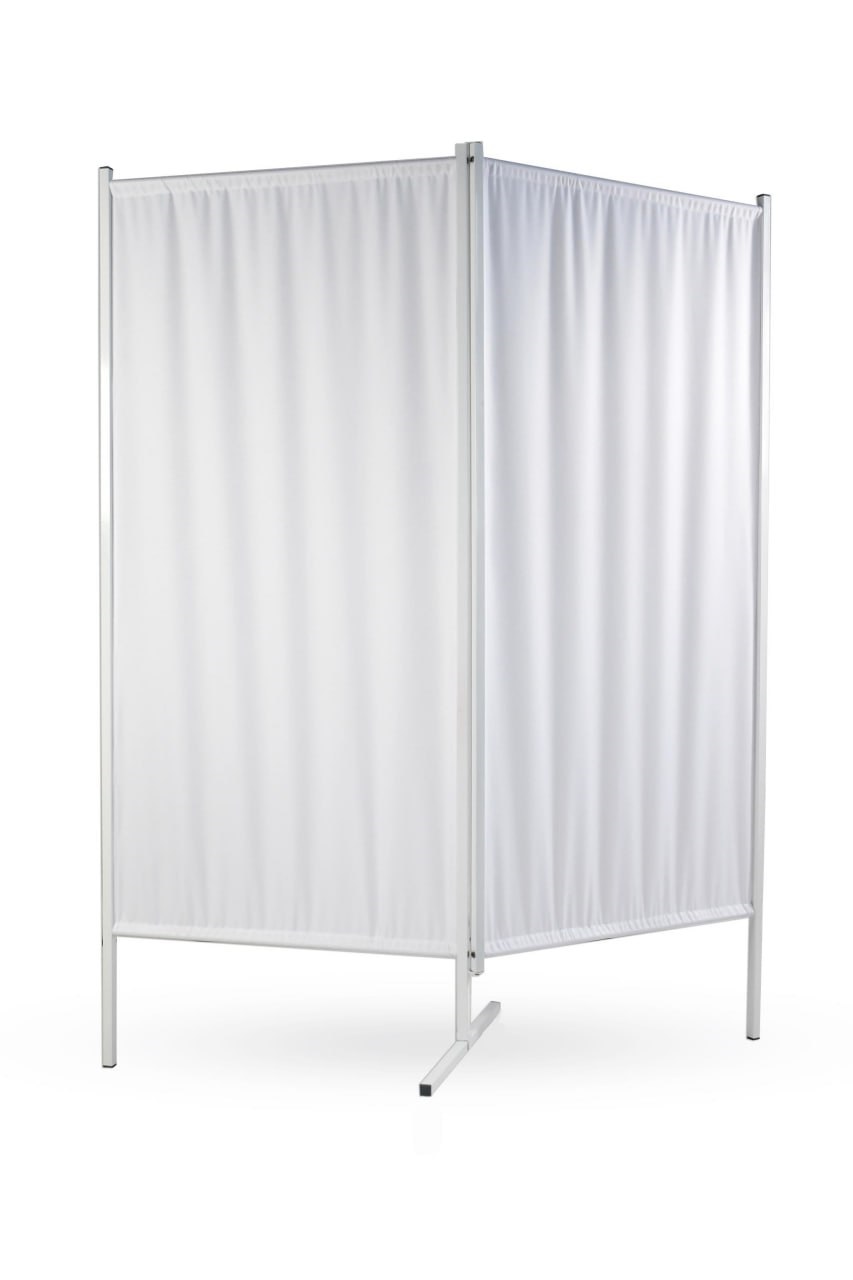 Ширма медична двосекційна ECO MS-2-NATA РС